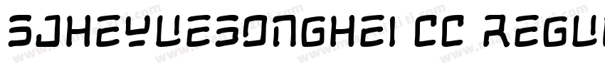 SJheyuesonghei cc Regular字体转换